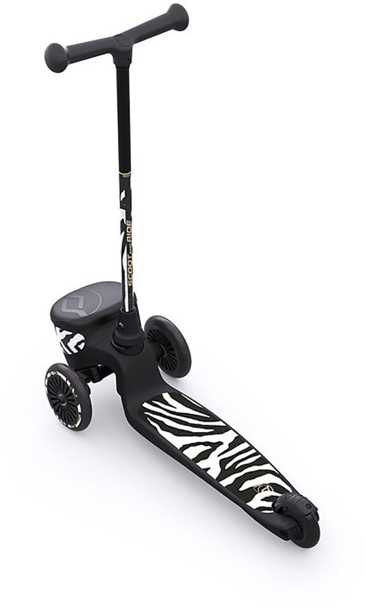 Scoot & Ride Highwaykick 2 Lifestyle Scooter - Zebra - srus-hwk2-zebra