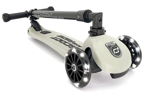 Scoot & Ride HighwayKick3 LED Scooter - Ash - SRUS-HWK3-ASH