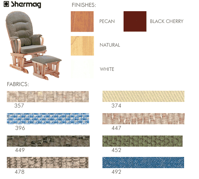 Shermag - 7025cc Glider & Ottoman