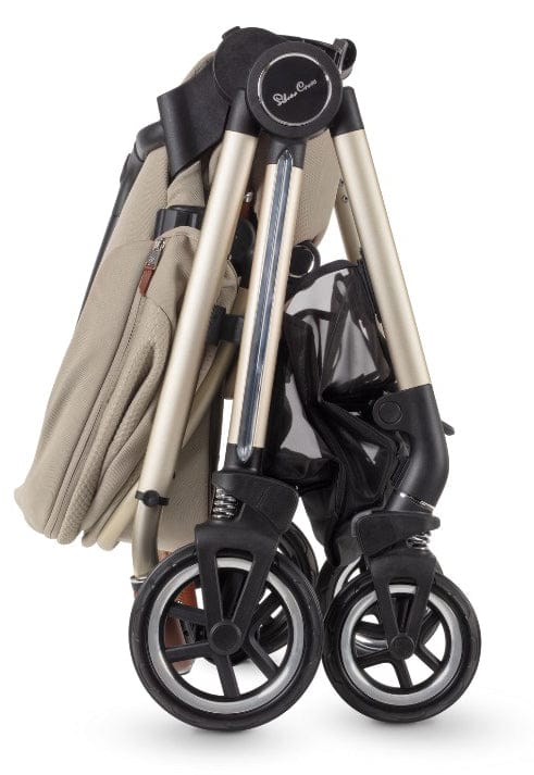 Silver Cross Dune Stroller + Compact Bassinet - Stone - SX2268-STBNDL
