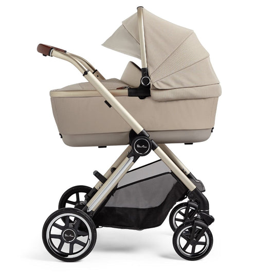 Silver Cross Reef Folding Bassinet - Stone - SX2274-STUS