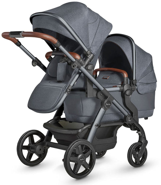 Silver Cross Wave Single-to-Double Stroller - Lunar - SX2280-LUUS