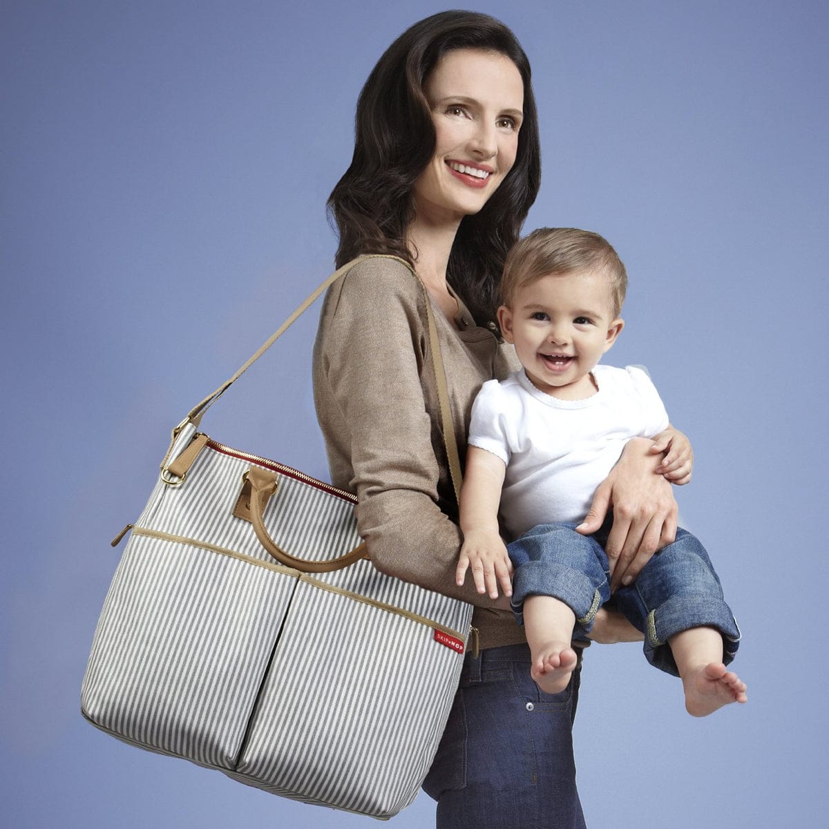 Skip Hop DUO Essential Diaper Bag - Special Edition French Stripe - 200037