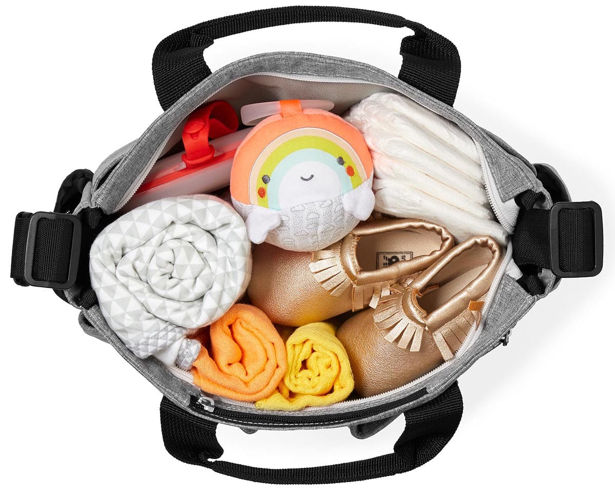 Skip Hop Duo Signature Diaper Bag - Grey Melange - 200326