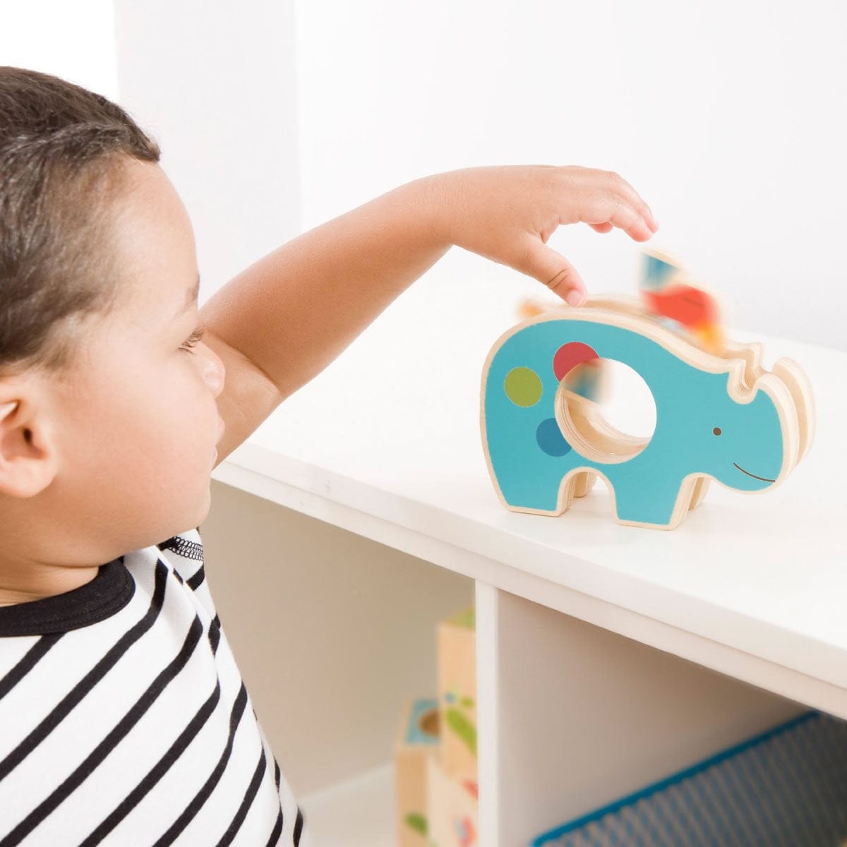 Skip Hop Giraffe Safari Spin & Play Rhino - 184310