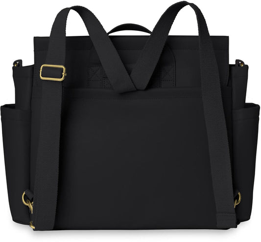 Skip Hop Greenwich Simply Chic Convertible Backpack Diaper Bag - Black