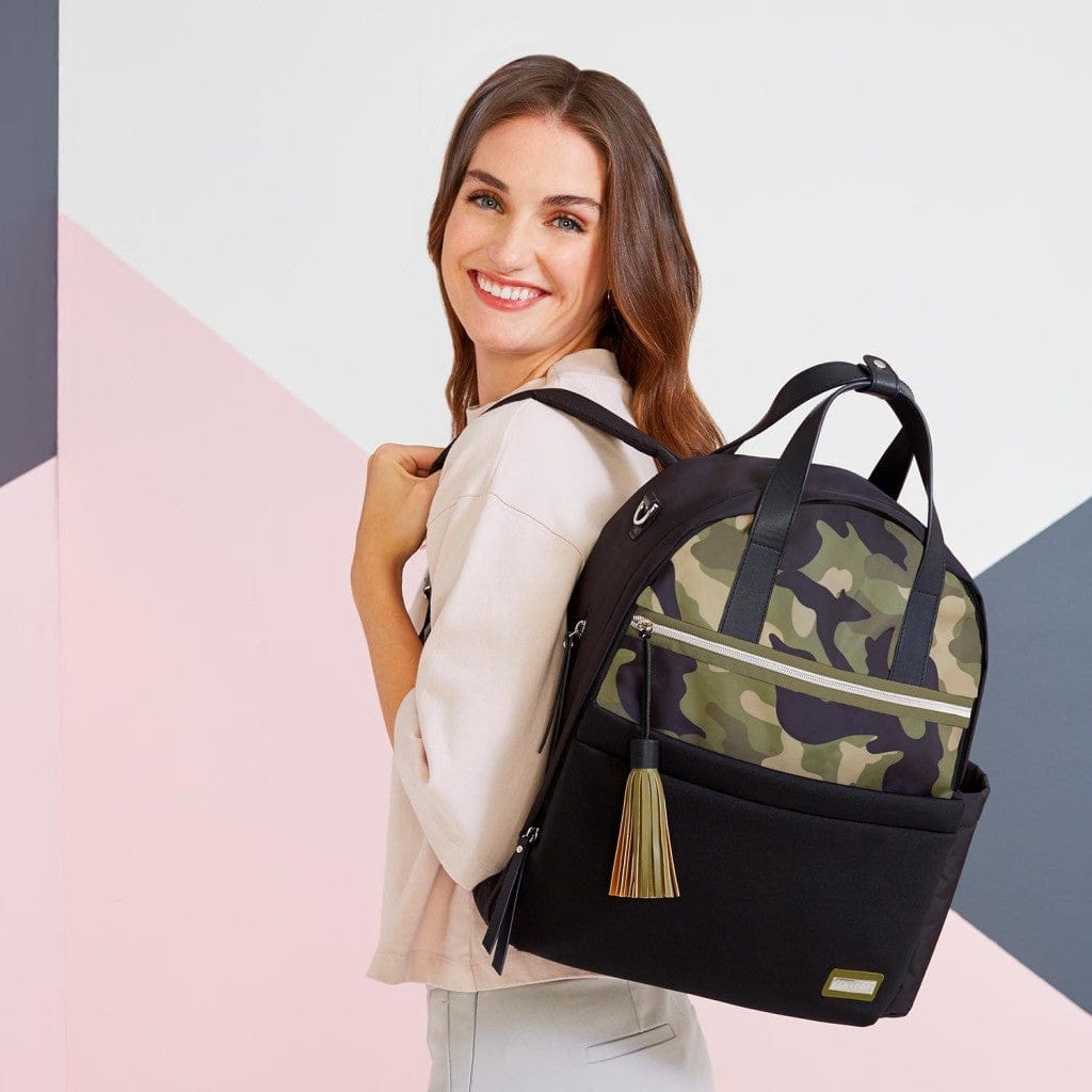 Skip Hop Nolita Neoprene Backpack Diaper Bag - Black/Camo