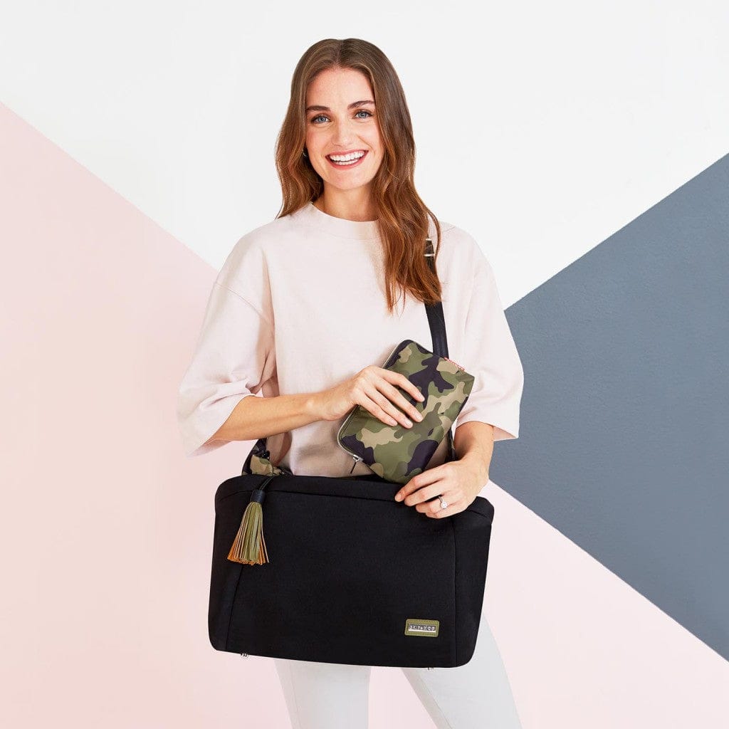 Skip Hop Nolita Neoprene Tote Diaper Bag - Black/Camo