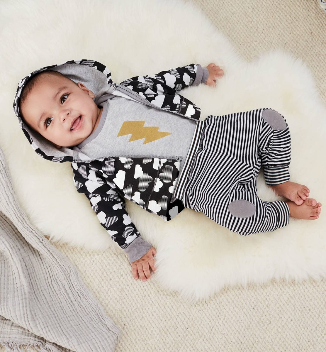 Skip Hop Star-Struck 3-Piece Set - Grey (6 Months) - 279817-6M