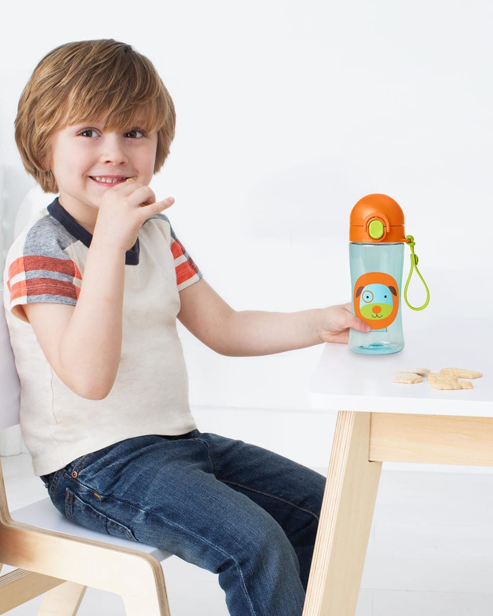 Skip Hop Zoo Lock-Top Sports Bottle - Dog