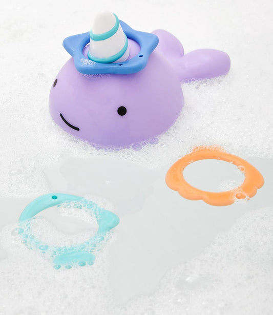 Skip Hop Zoo Narwhal Ring Toss Bath Toy - 9K160710