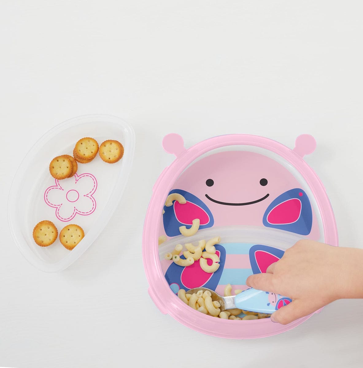 Skip Hop Zoo Smart Serve Plate & Bowl - Butterfly