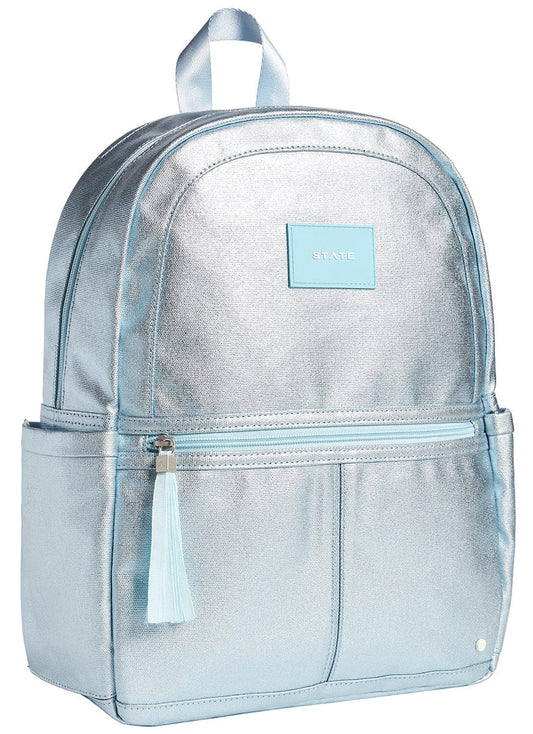 State Bags Kane Kids Backpack - Metallic Light Blue - F2364213450