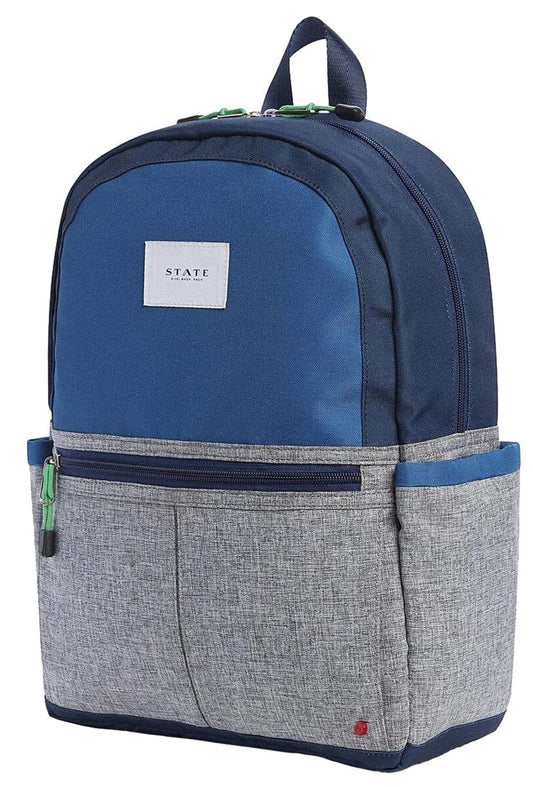 State Bags Kane Kids Backpack - Navy / Heather Gray - X2261213470