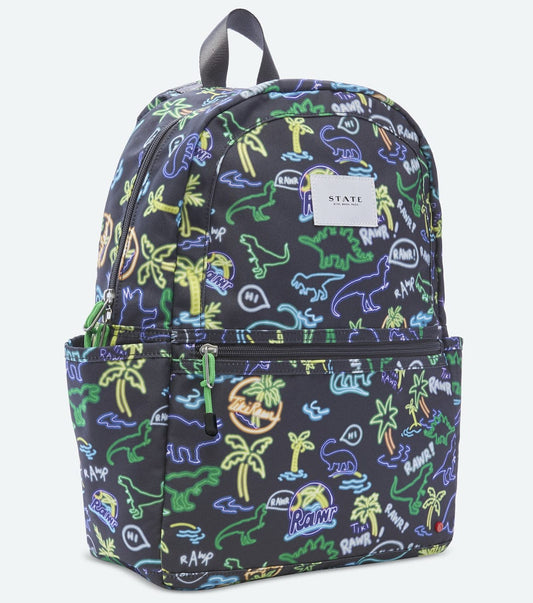 State Bags Kane Kids Backpack - Neon Dino - F2261484731