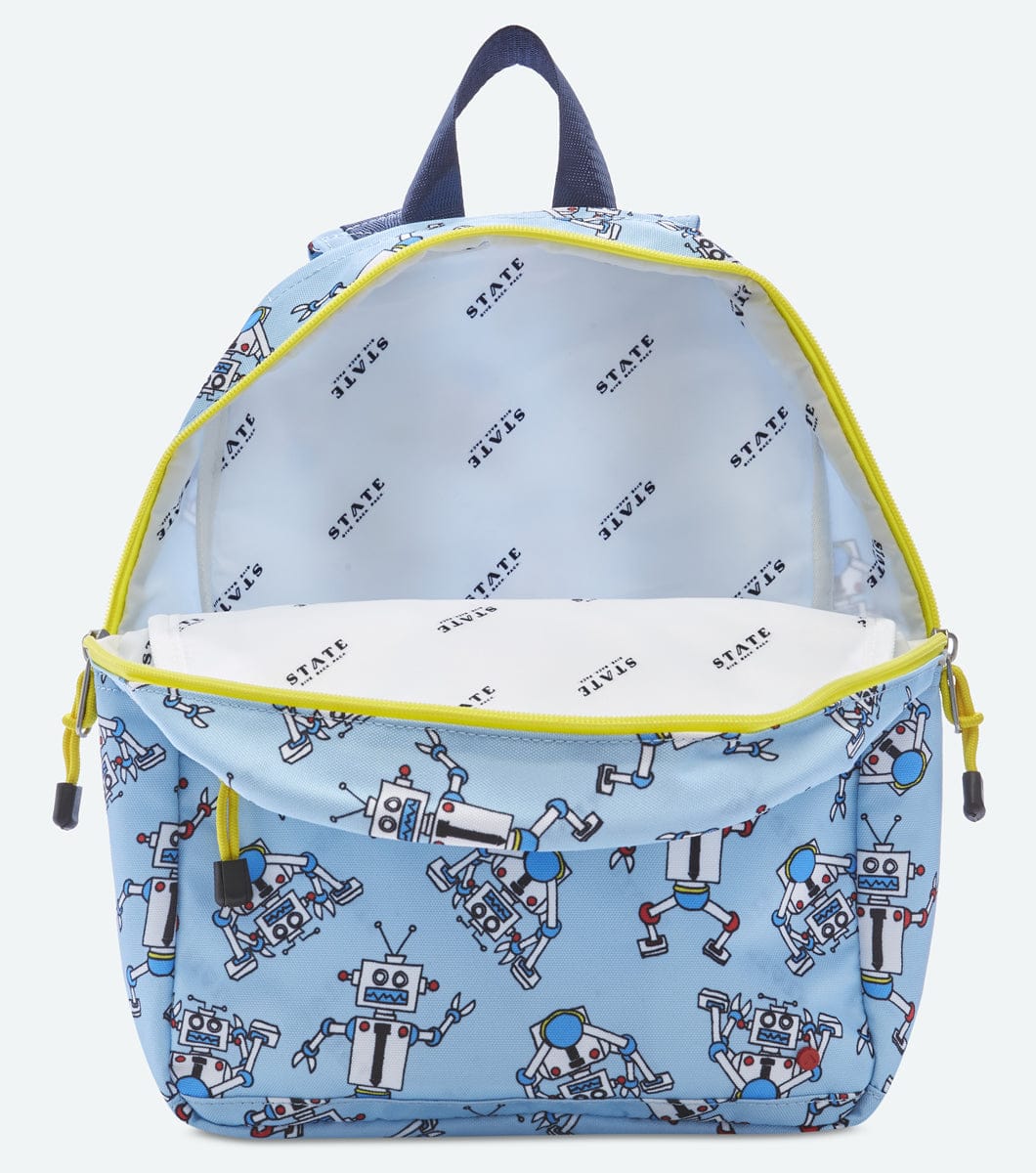 State Bags Mini Kane Kids Backpack - Robots - F2061218967