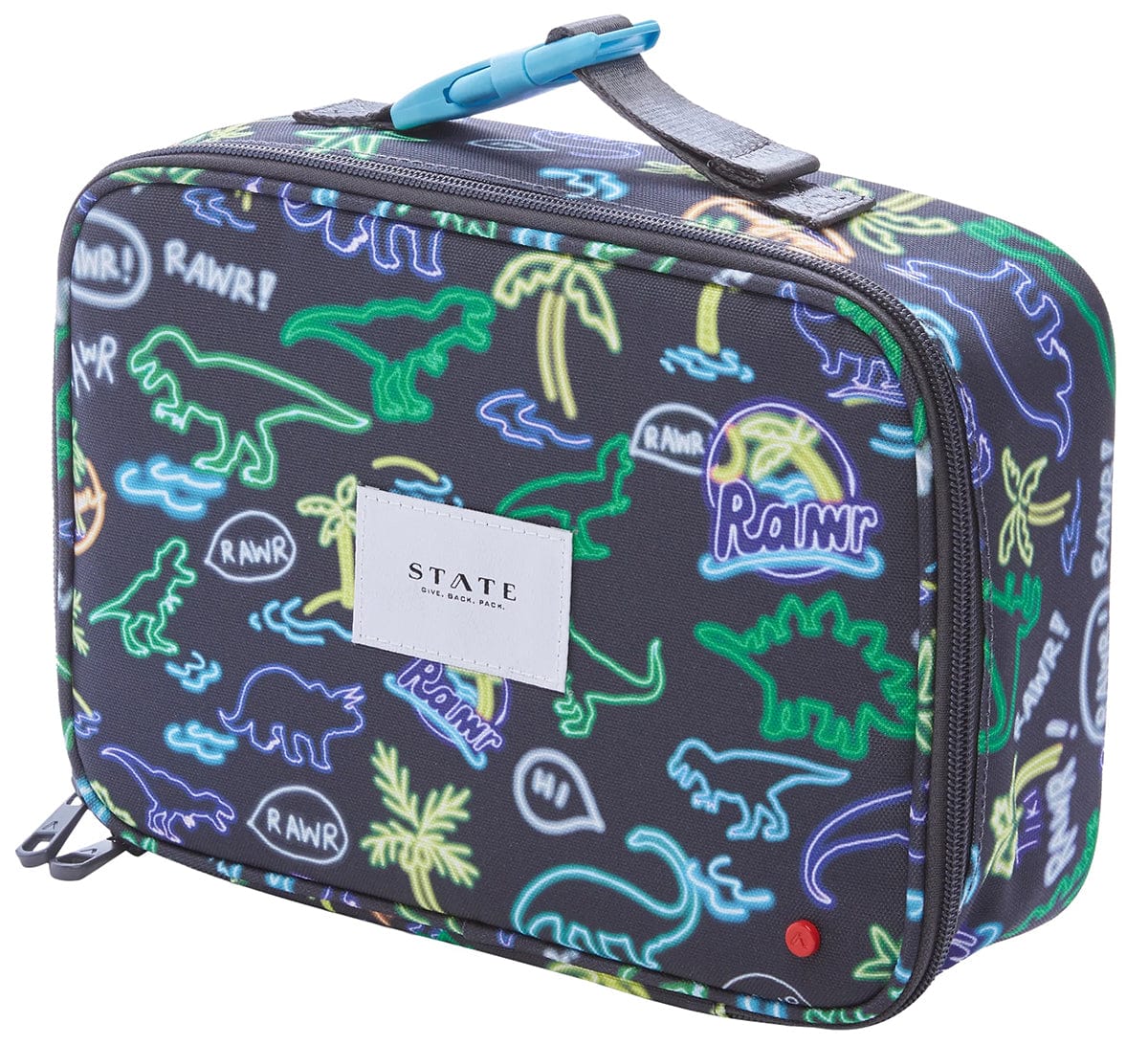 State Bags Rodgers Lunch Box - Neon Dino