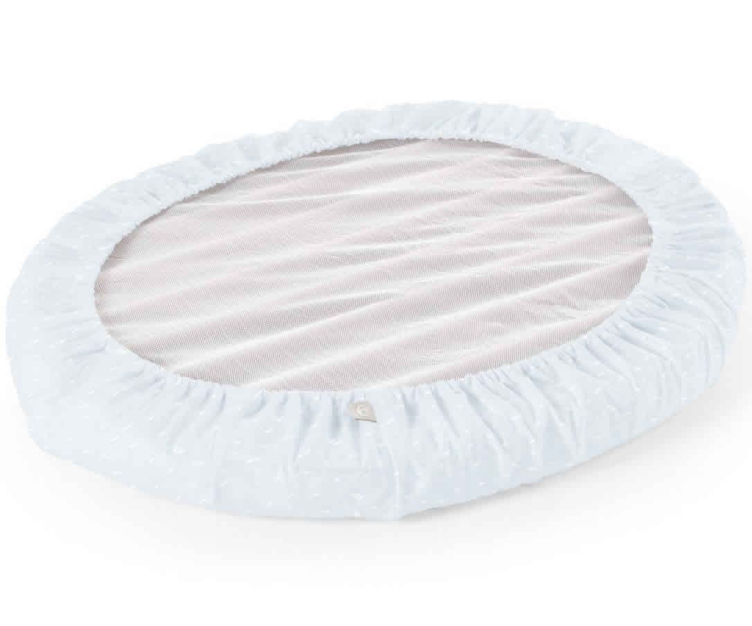 Stokke Sleepi Mini Fitted Sheet - Blue Sea