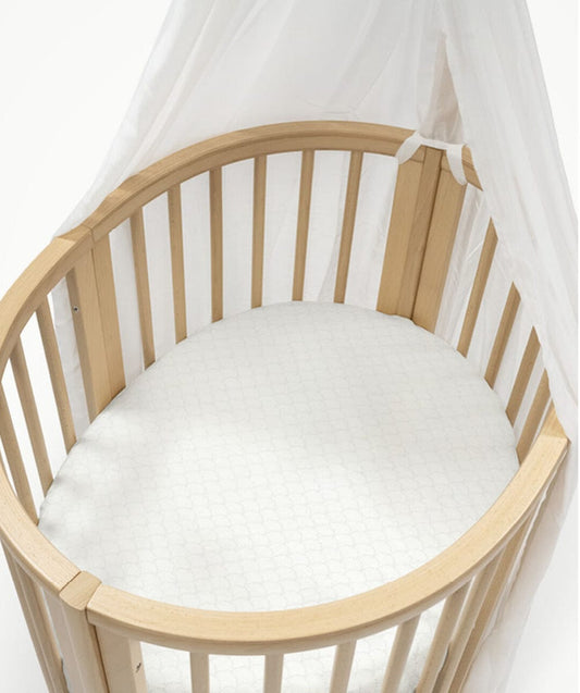 Stokke Sleepi Mini Fitted Sheet - Fans Grey - 599803