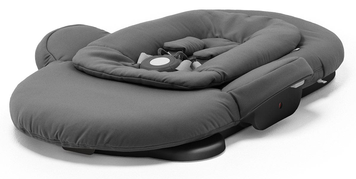 Stokke Steps Bouncer - Herringbone Grey / Black Chassis