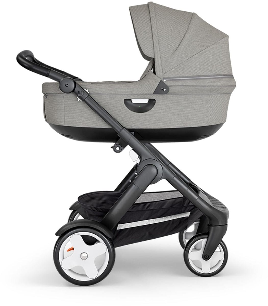 Stokke Stroller Carrycot - Black/Brushed Grey - 504007