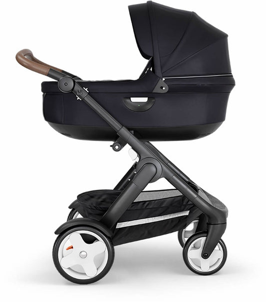 Stokke Trailz All-Terrain Stroller & Carrycot - Black/Black