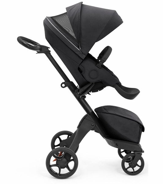 Stokke Xplory X Stroller + Carry Cot Bundle - Rich Black