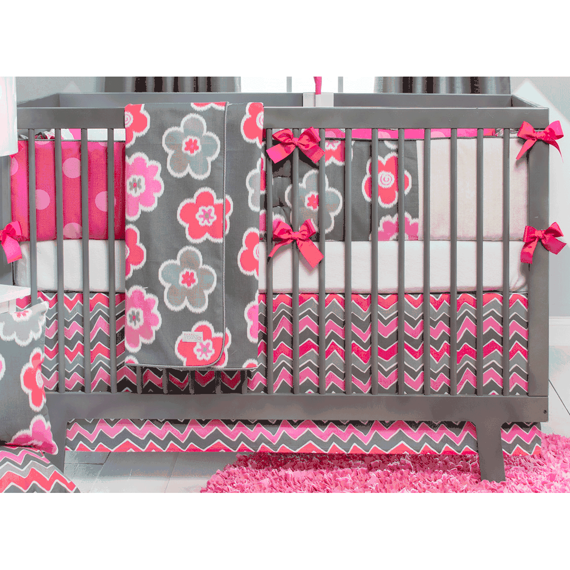 Sweet Potato Addison 4 Piece Crib Set