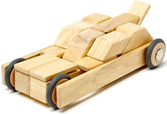 Tegu 42 Piece Magnetic Blocks Set - Natural