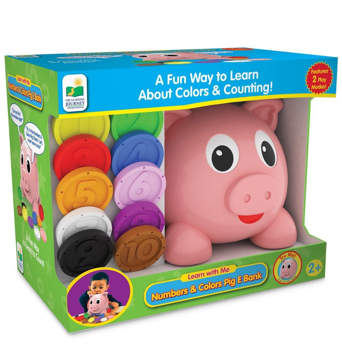 The Learning Journey Numbers & Colors Pig E Bank - 208441