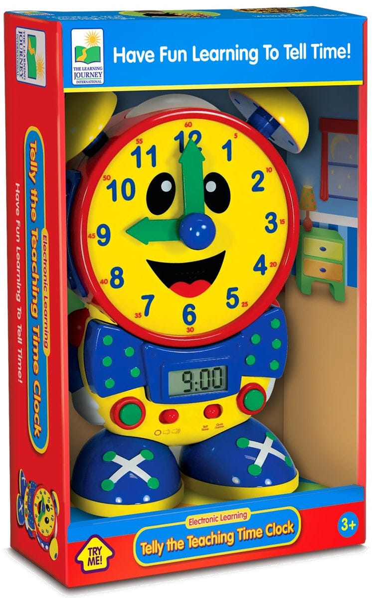 The Learning Journey Telly The Teaching Time Clock - Yellow - 75418