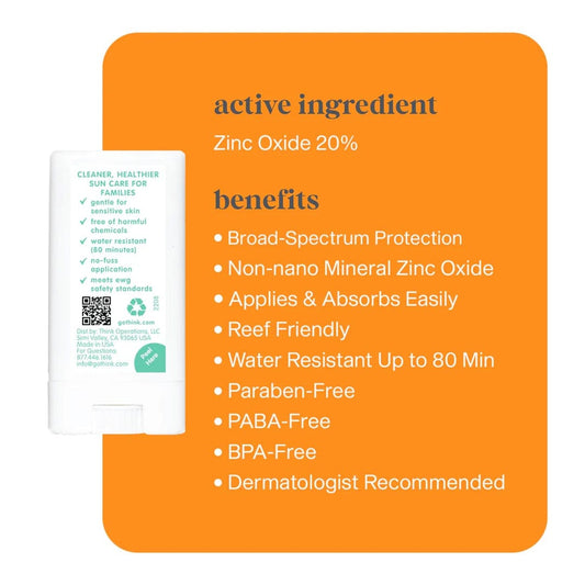 Thinksport Kids Sunscreen Stick, 10ml - 44897