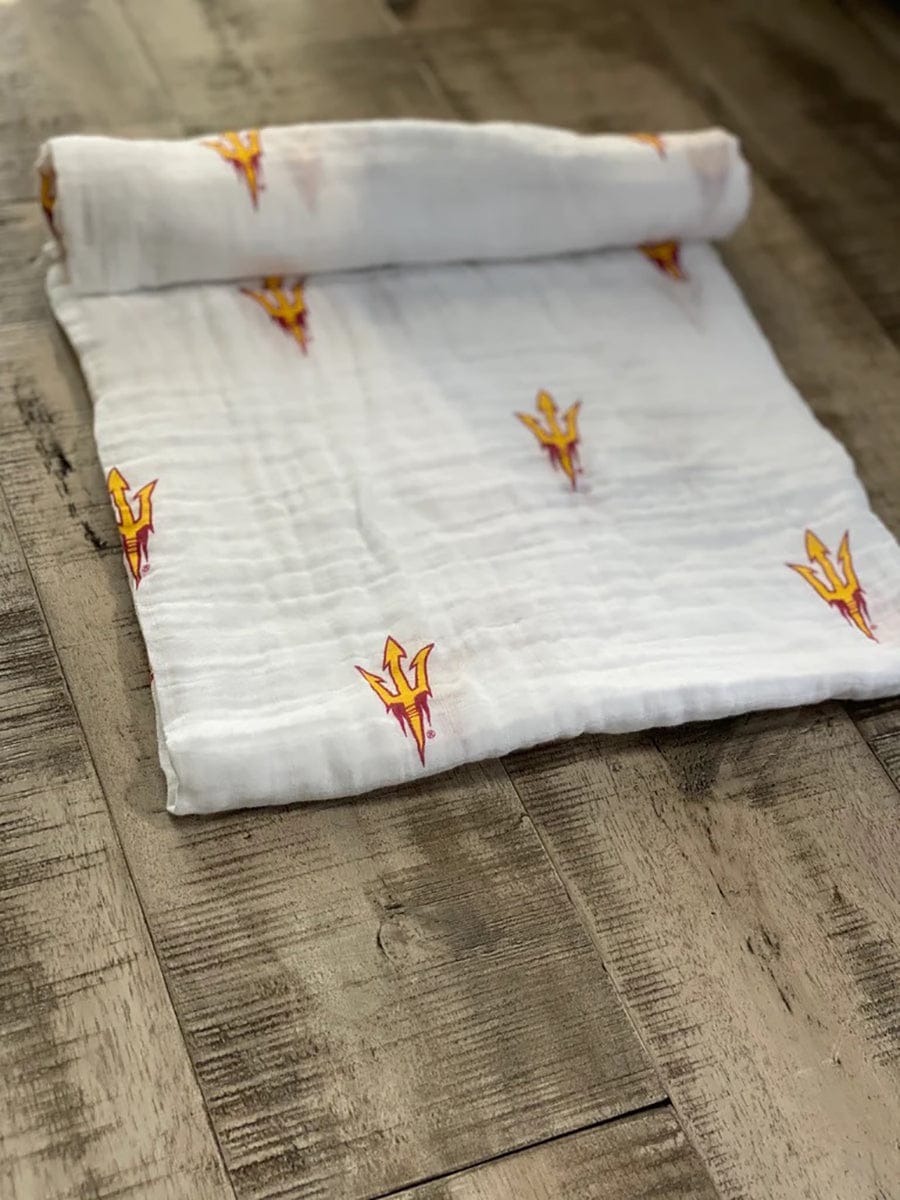 Three Little Anchors College Swaddle Blanket - Arizona State Sun Devils - TLAASU100