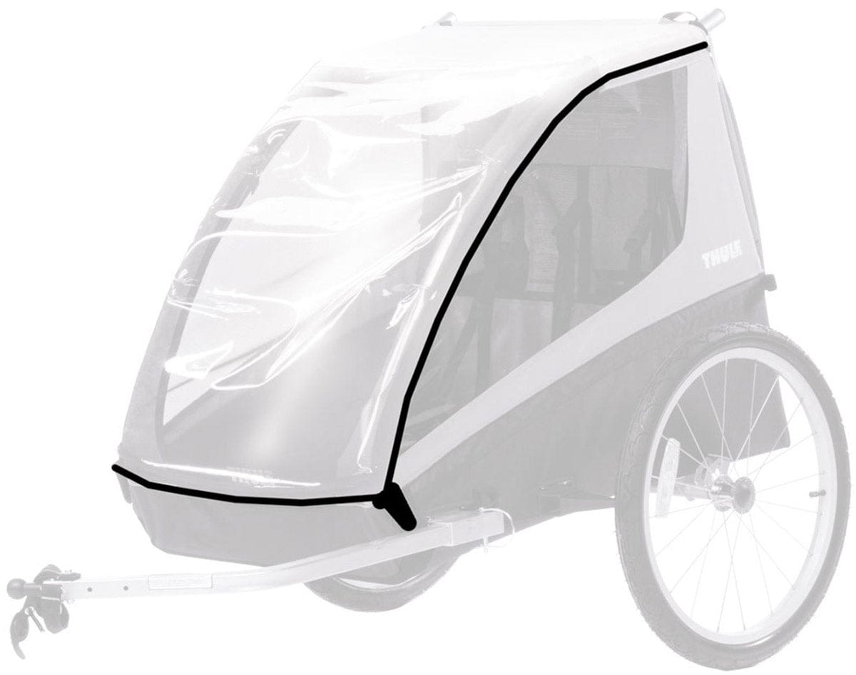 Thule Coaster XT Bicycle Trailer + Rain Cover Bundle - Blue