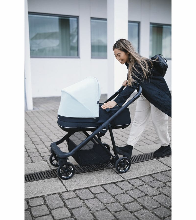 Thule Shine Stroller + Bassinet Bundle - Grey Melange / Black