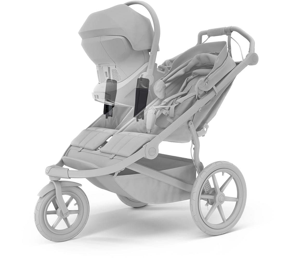 Thule Urban Glide 3 Double Stroller Car Seat Adapter for Maxi-Cosi / Cybex / Nuna - 20110763