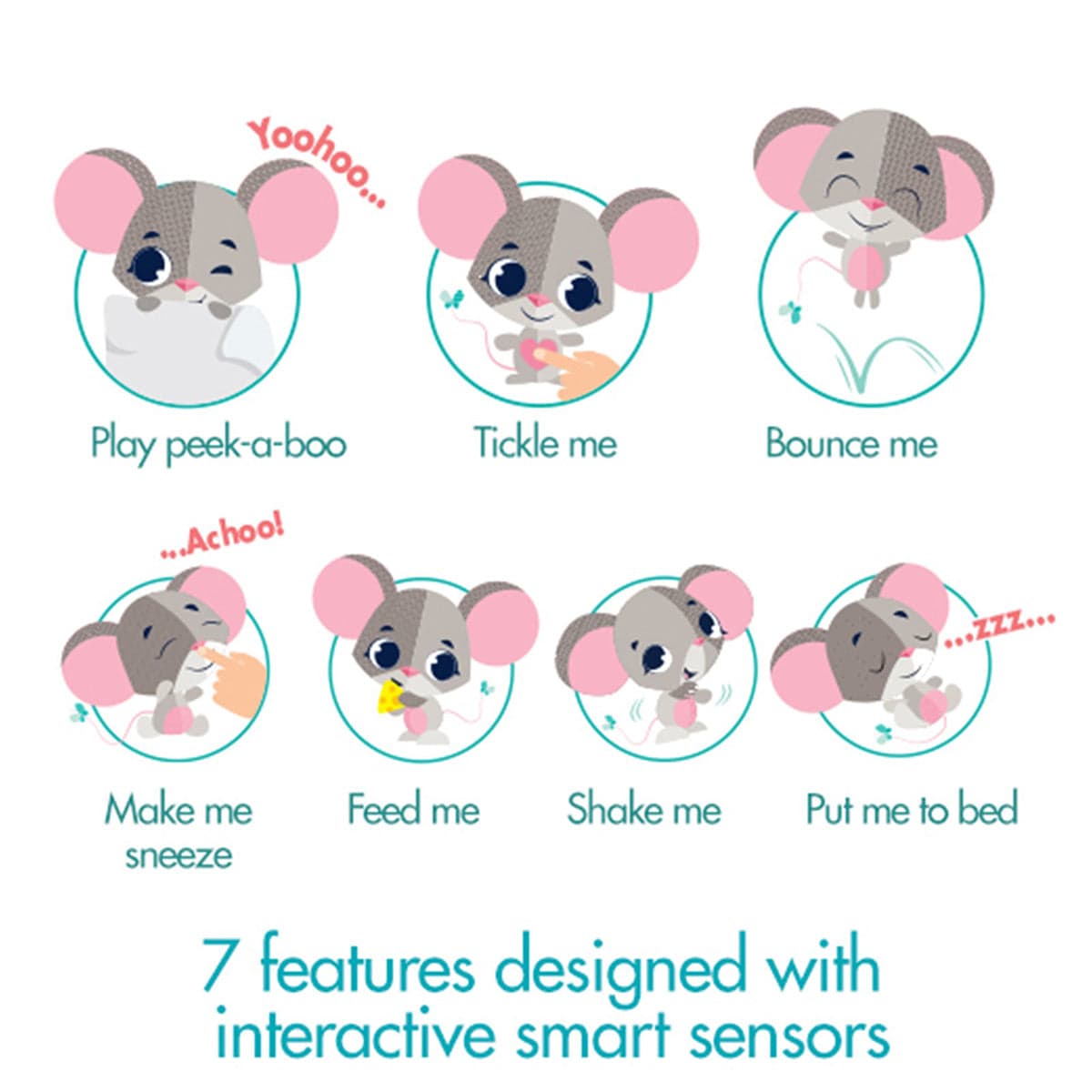 Tiny Love Wonder Buddies - Coco Mouse - TO1110700