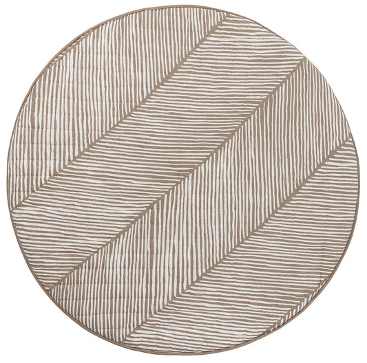 Toddlekind Quilted Cotton Reversible Playmat - Tan - 4260620339096