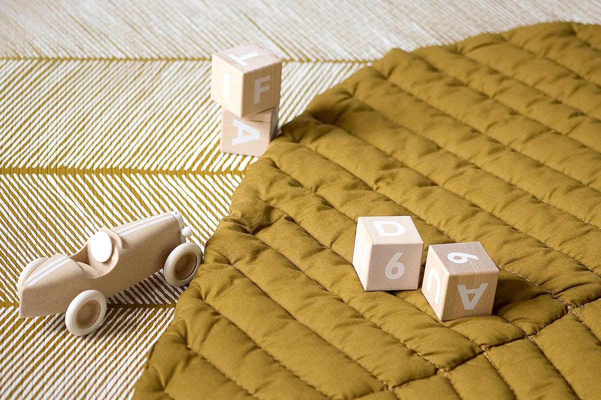 Toddlekind Leaf Organic Cotton Playmat - Sand Castle - 4260620339188