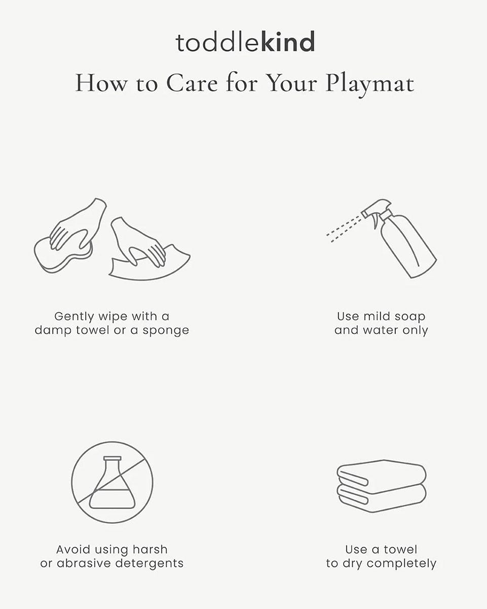 Toddlekind Printed Foam Puzzle Playmat - Earth - Clay - 4260620339980