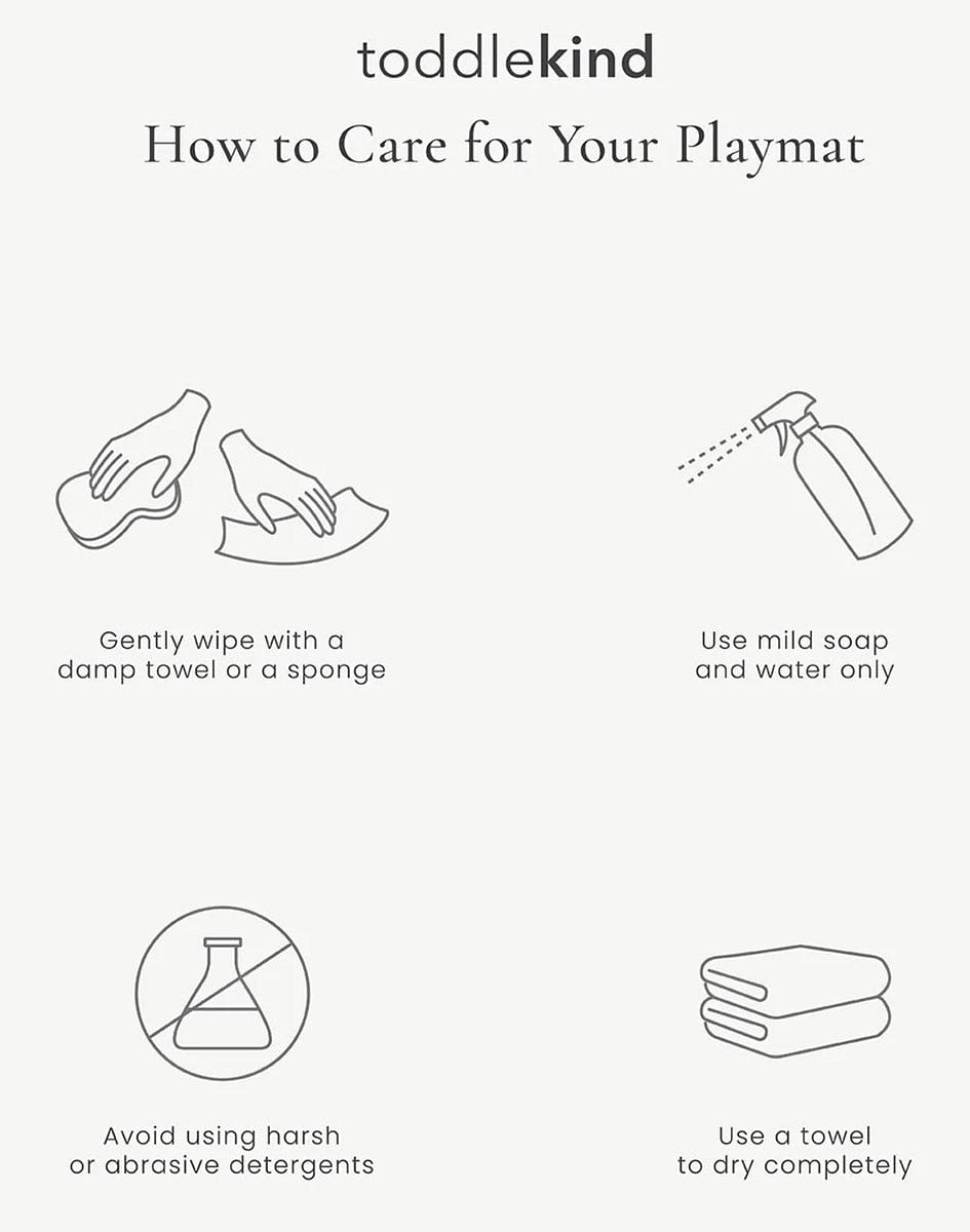 Toddlekind Printed Foam Puzzle Playmat - Nordic - Pebble - 4260620330024