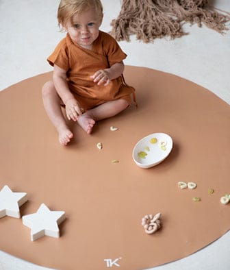 Toddlekind Highchair Splat Mat - Naturals - Camel - 4260620338594