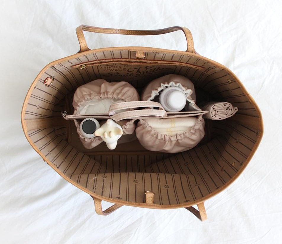 ToteSavvy Mini Bag Organizer - Almond - MINIALM