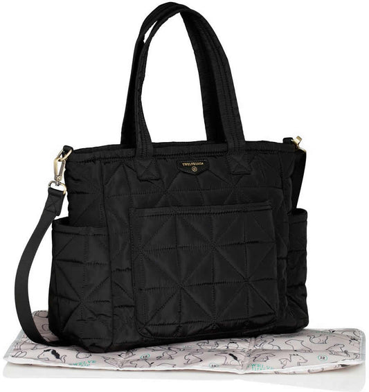 TWELVElittle Carry Love Tote Diaper Bag - Black - BG404BL