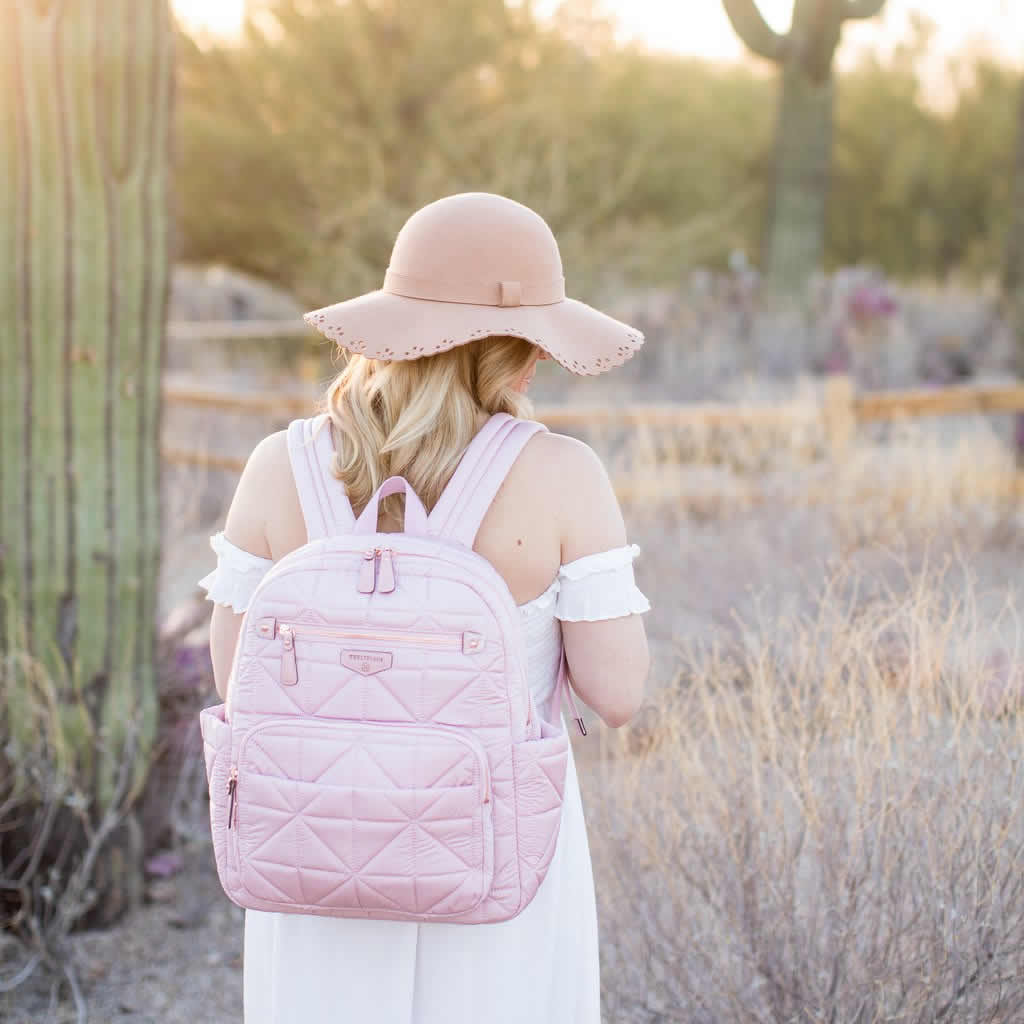 TWELVElittle Companion Backpack Diaper Bag - Blush Pink