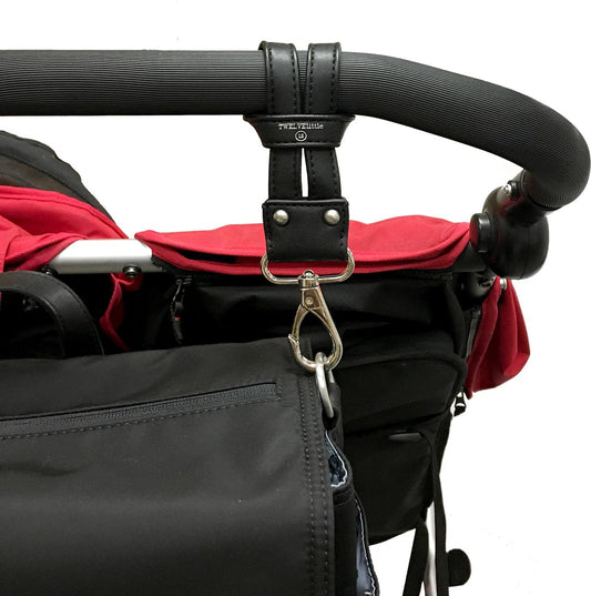 TWELVElittle On-The-Go Stroller Clips - Black - AC010BL