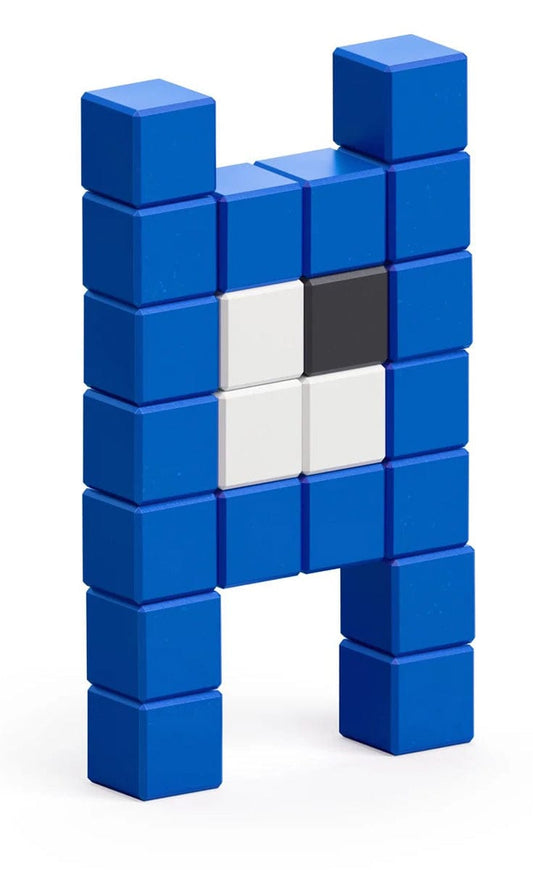 Ukidz PIXIO Mini Monster Gatez - 22 Magnetic Blocks in 3 Colors - 1050207