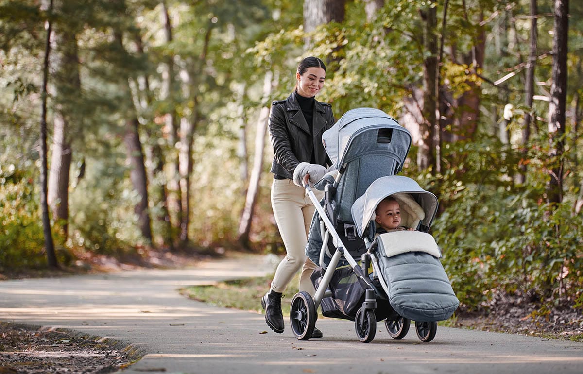 UPPAbaby Cozy Hand Muffs - Gregory (Blue Melange)