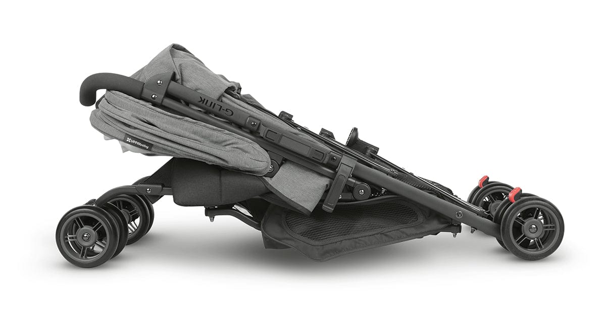 UPPAbaby G-LINK V2 Side by Side Double Stroller - Greyson (Charcoal Melange / Carbon)