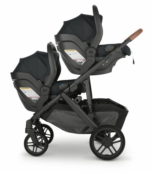 UPPAbaby VISTA V2 Twin Double Stroller + MESA V2 Travel System Bundle - Lucy / Jake